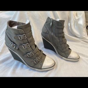 Ash Thelma Gray wedge Sneakers